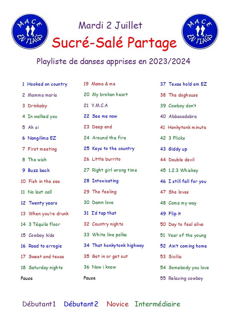 164 playliste 2 juillet 2024