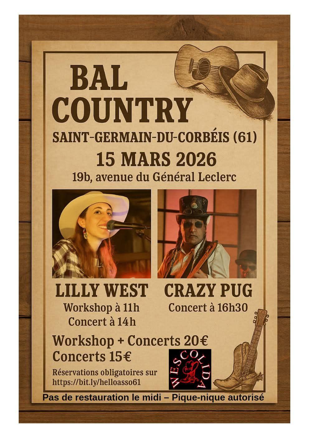 Affiche bal 15 mars st germain