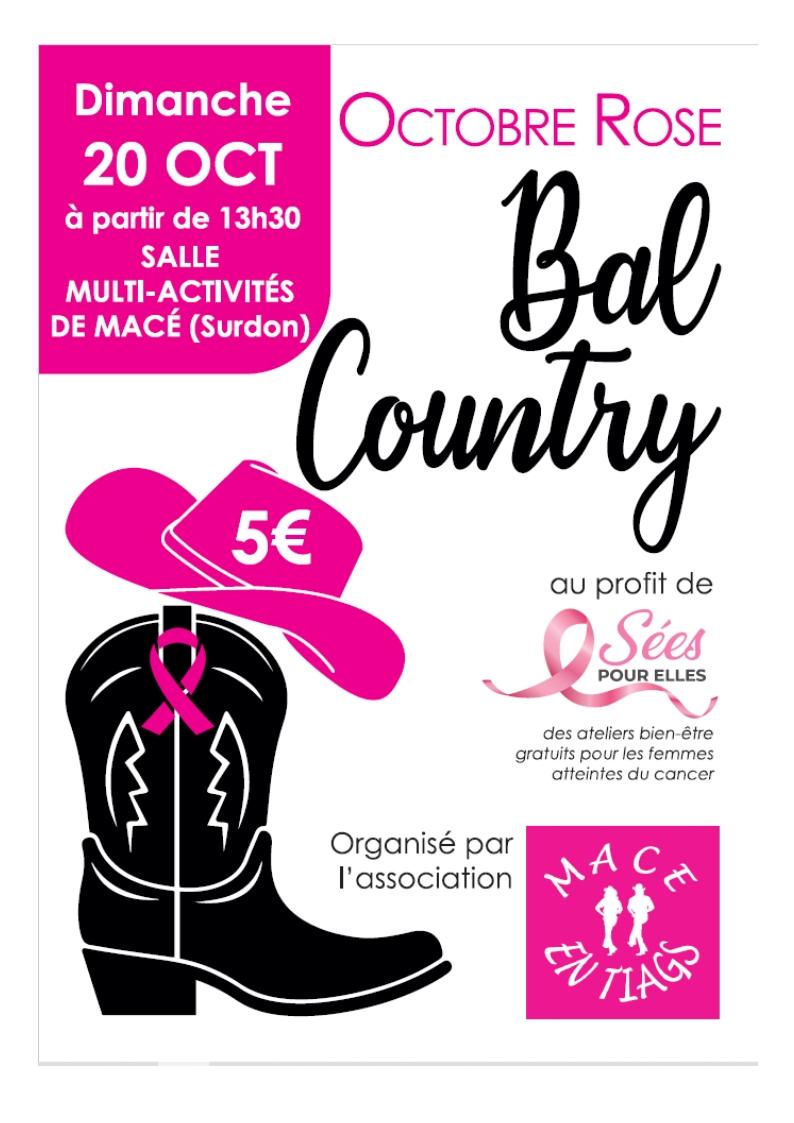 Affiche bal country 2024