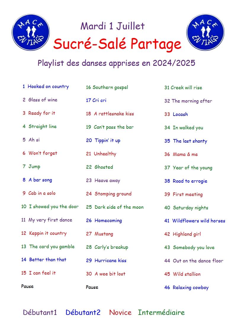 Playliste 1 juillet 2027