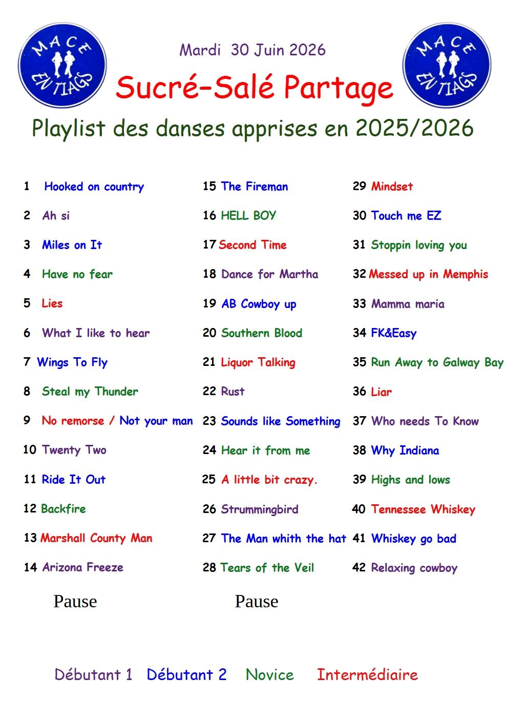 Playliste 30 juin 2026 1