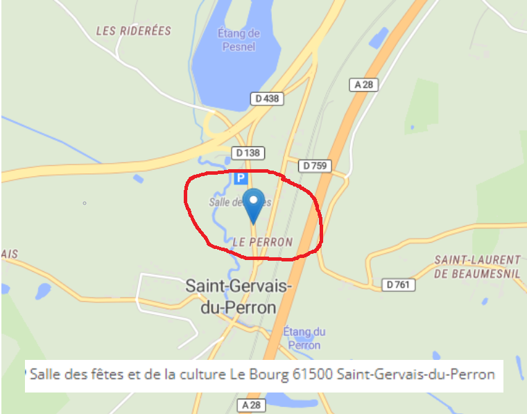 Saint gervais du perron salle