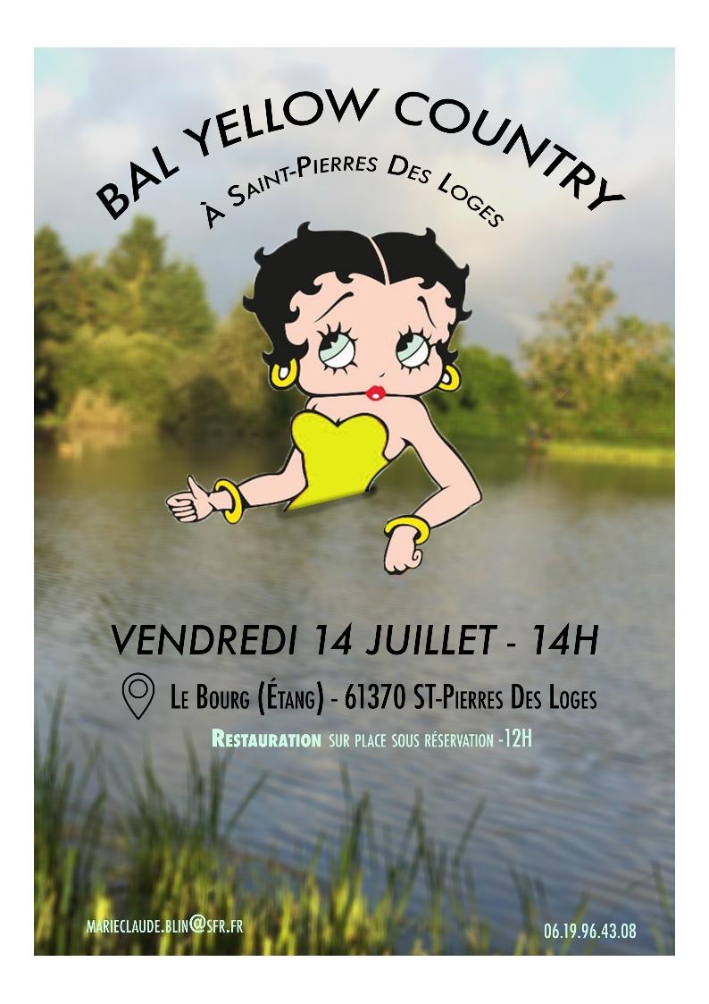 Yellow affiche 14 juillet